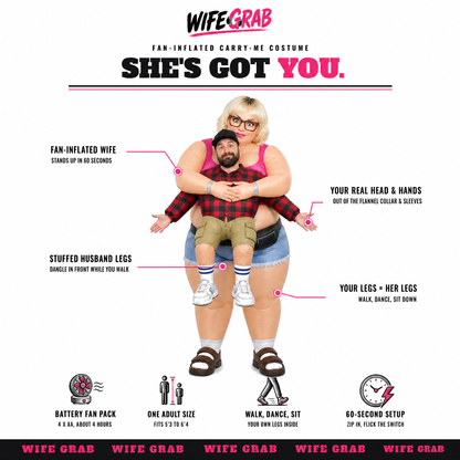 Wife Grab Inflatable Costume
