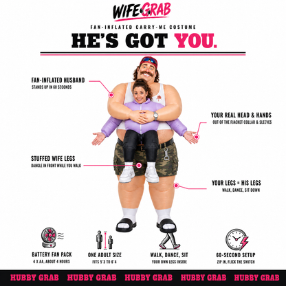 Hubby Grab Inflatable Costume